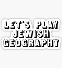 Jewish Geography Sticker