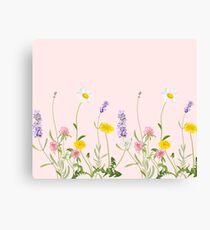 Lienzo Blush rosa - sueños de flores silvestres
