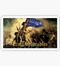 Les Deplorables For Trump Sticker