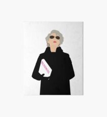 Miranda Priestly- The Devil Wears Prada Art Board Print