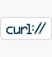 curl logo Sticker