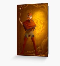 Fire Magic Greeting Card