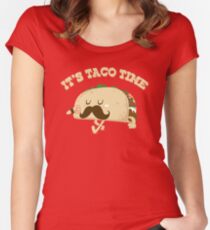 Taco Time! Women's Fitted Scoop T-Shirt