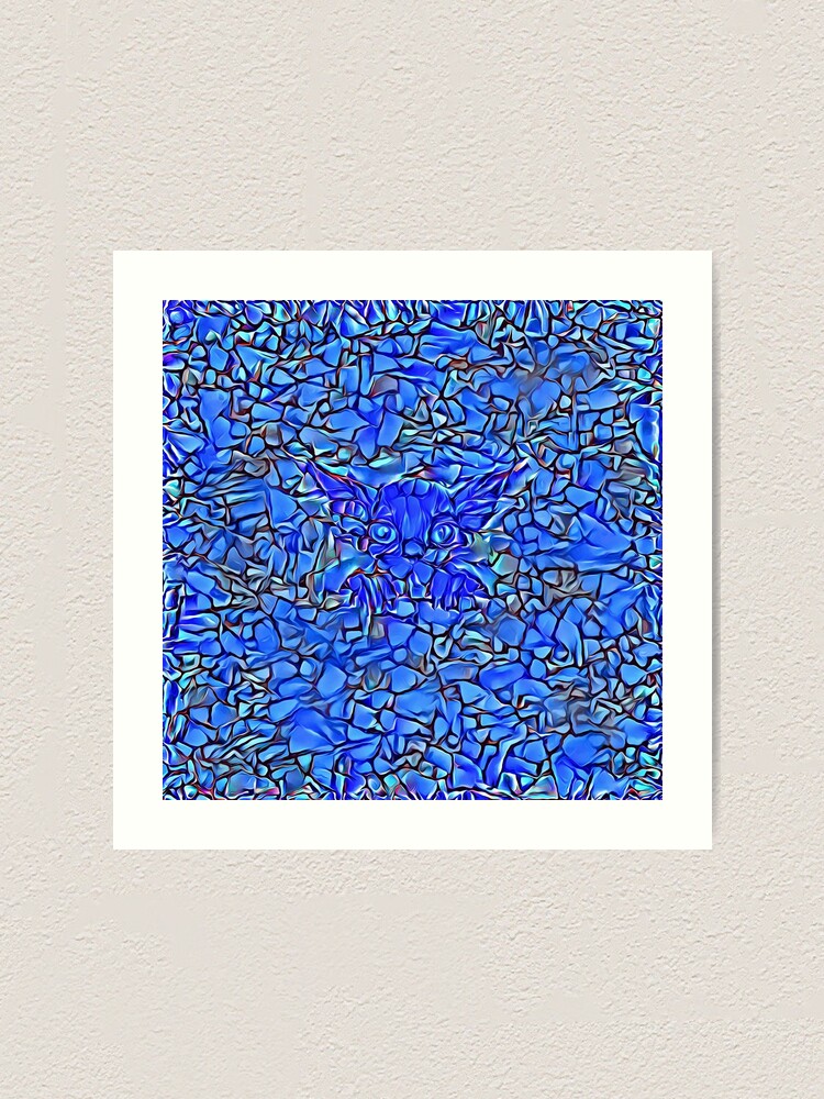 Alternate view of Blue stones Art Print