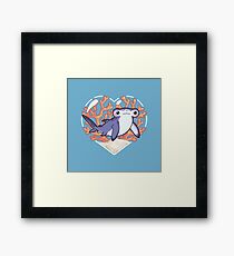 NIBBLE the Hammerhead Shark Framed Print
