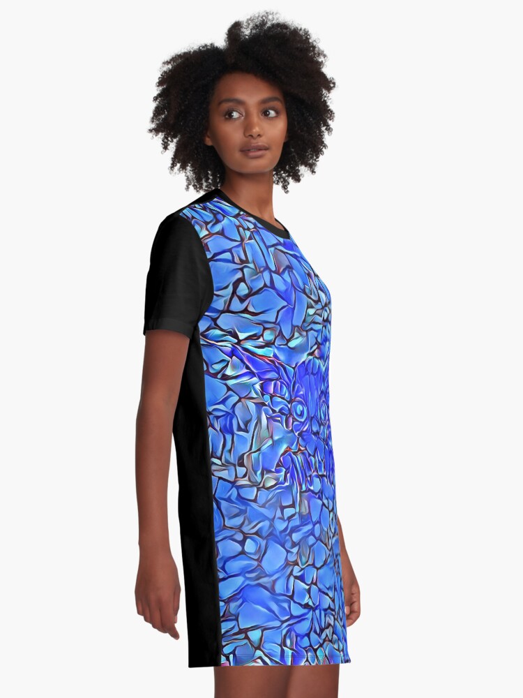 Alternate view of Blue stones Graphic T-Shirt Dress