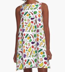 Fruits and Veggies! A-Line Dress