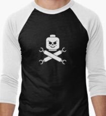 Plastic Pirate Men's Baseball ¾ T-Shirt