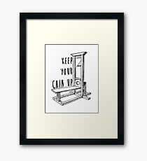 Guillotine Framed Print