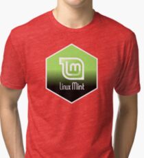 hexagonal hex linux Tri-blend T-Shirt