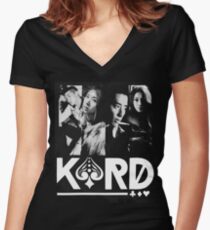 KARD Women's Fitted V-Neck T-Shirt