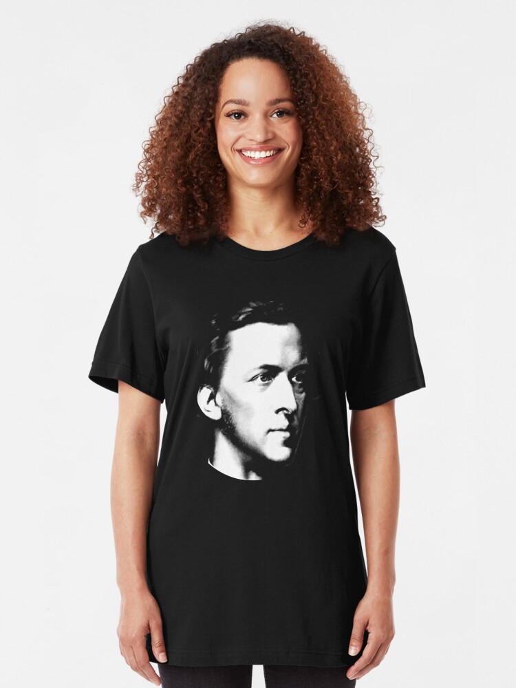 Alternate view of Frédéric Chopin - Composer Slim Fit T-Shirt
