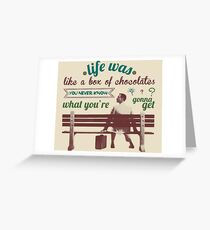 Forrest Gump Greeting Card
