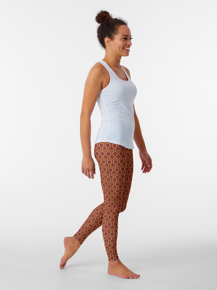 Alternate view of The Shining Repeating Carpet Pattern Leggings