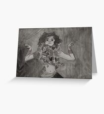 Snake Charmer Greeting Card