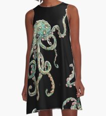 Vestido acampanado Pulpo
