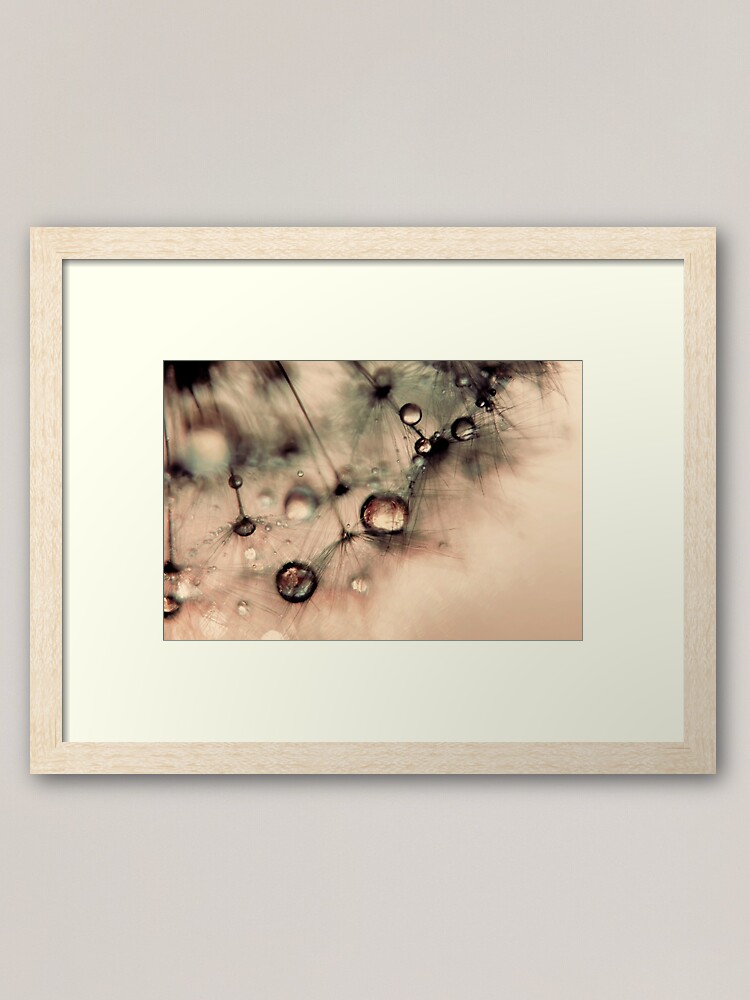 Alternate view of Droplets of gold Framed Art Print