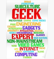 Geek (geeky, Nerd) Poster