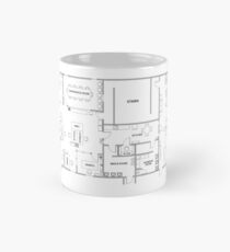 The Office Floor Plan Mug