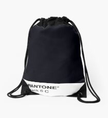PANTONE BLACK 6 C Drawstring Bag