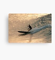 Golden backhand Canvas Print