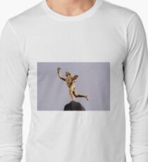 MANITOBA'S GOLDEN BOY- A HISTORICAL MONUMENT Long Sleeve T-Shirt