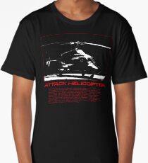 I Identify as an Attaack helicopter - Airwolf Edition Long T-Shirt