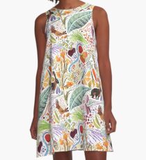 Vegetable Garden Party A-Line Dress