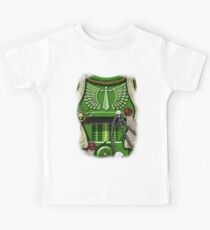 Armour of the Green Swords with Wings Kids Tee