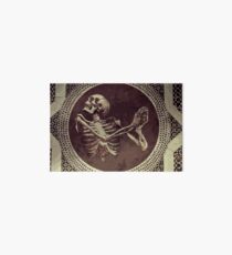 Hannibal: Dancing Skull + Skeleton Mosaic Art Board