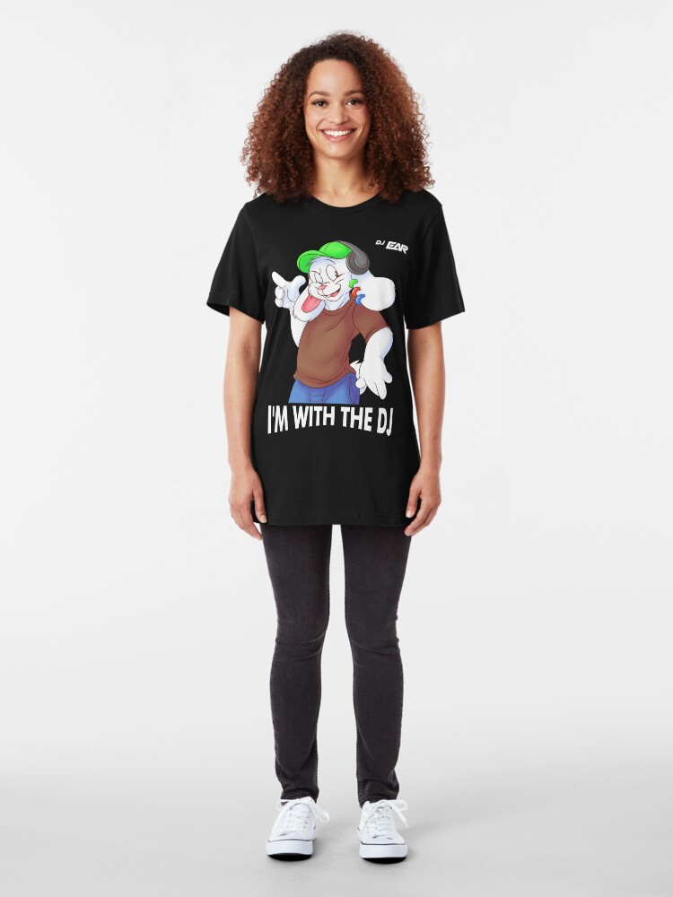 Alternate view of I'M WITH THE DJ Slim Fit T-Shirt