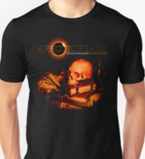 Aphotic Realm -- Skull and Tomes Unisex T-Shirt