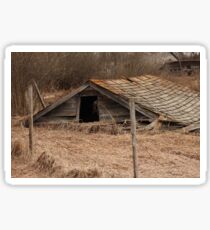 Collapsed Barn Sticker