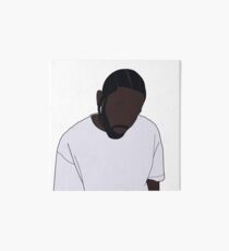 Kendrick Lamar Verdammt minimalistischen Cartoon Galeriedruck