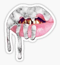 Kylie Marble Lips Sticker
