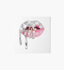 Kylie Marmor Lippen Galeriedruck