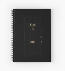 221B - turned knocker Spiral Notebook