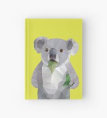 Koala with Koalafication Polygon Art Hardcover Journal