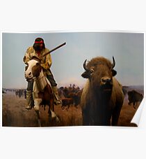 Native American Hunter Poster