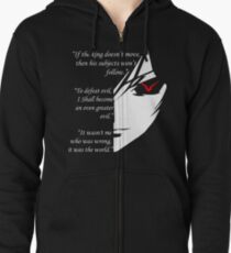 The TESTAMENT of LELOUCH VI BRITANNIA Zipped Hoodie