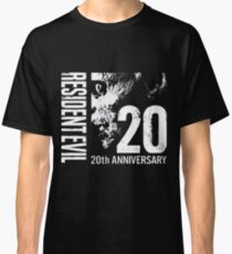 Resident Evil - 20th Anniversary With Anniversary Text Classic T-Shirt
