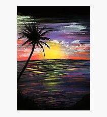 Sunset Sea Photographic Print