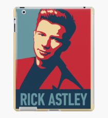 RICK ASTLEY IN POSTER -FAJAR- iPad Case/Skin