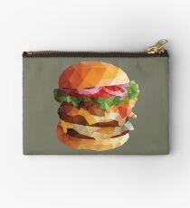Gourmet Burger Polygon Art Studio Pouch