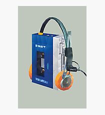Sony Walkman TPS-L2 with MDR-5A Headphone Polygon Art Photographic Print
