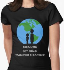 Dreams and Goals Women's Fitted T-Shirt