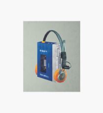 Sony Walkman TPS-L2 with MDR-5A Headphone Polygon Art Art Board