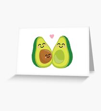 Funny Baby Pregnancy Announcement Shirt & Gifts: We're 'Avin A Baby Avocado Greeting Card