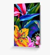 Lets Go Abstract Greeting Card
