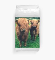 Highland Cows Duvet Cover